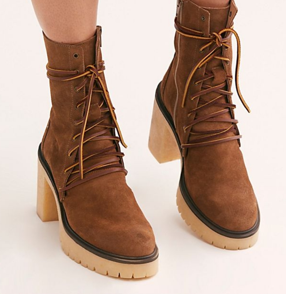 Free People Dylan Lace Up Boots
